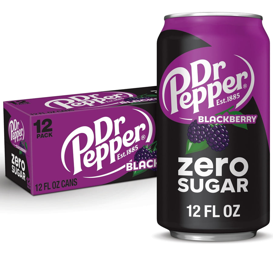Dr Pepper Blackberry Zero Sugar Soda - Home Zero Sugar Pack