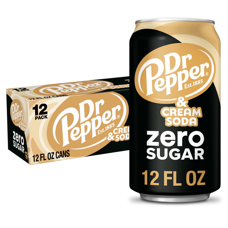 Dr Pepper & Cream Soda Zero Sugar - Travel Zero Sugar Set