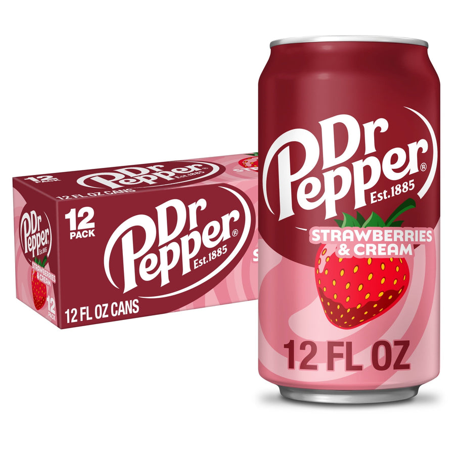 Dr Pepper Strawberries & Cream Soda - Outdoor Soda Choice